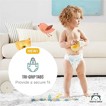 HugBeaRページ Amazon.com: Amazon Brand - Mama Bear Gentle Touch Diapers